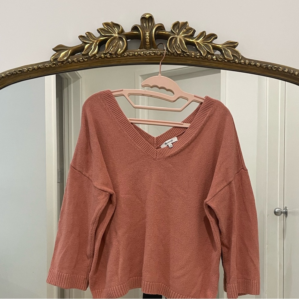 Madewell blush pink sweater